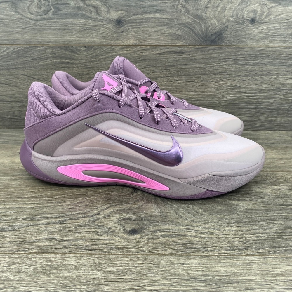 Nike A'One Dog Mom Basketball Shoes Women 11.5 Desert Berry FZ8605-501